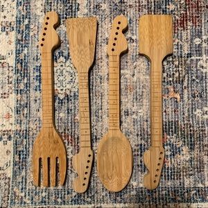 🎸 wooden utensils - spoon, spatulas, slotted spatula
